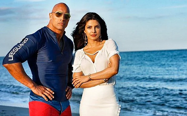 Priyanka with Dwane Johnson