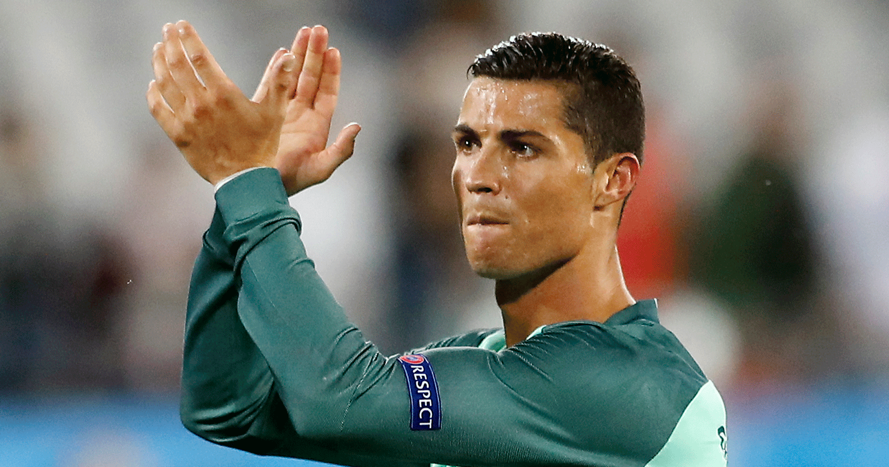 Angry Cristiano Ronaldo After Hungary Goal animated gif