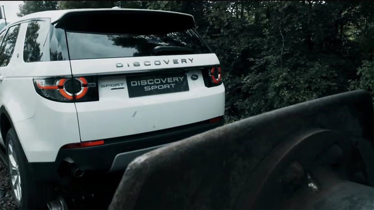 Watch the Land Rover Discovery Sport Tow a Train Like a Boss!