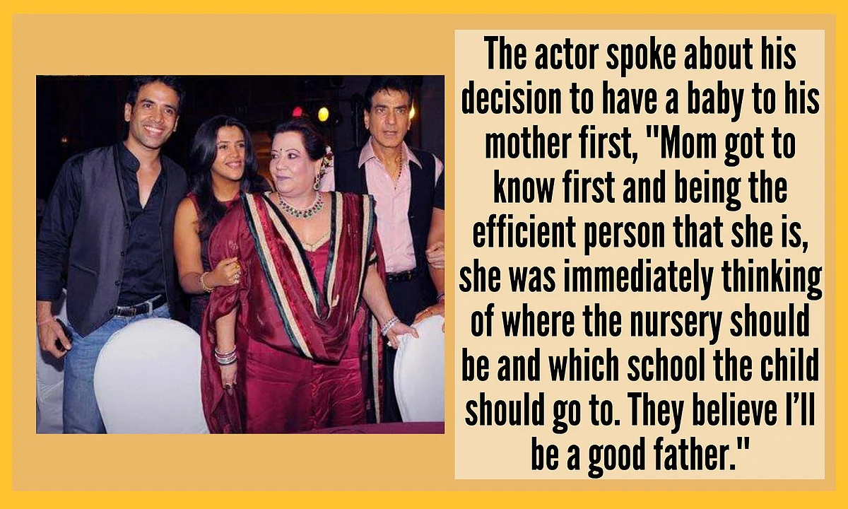 As reported by <a href="http://www.mumbaimirror.com/mumbai/cover-story/Tusshar-Kapoor-is-Bollywoods-first-single-dad/articleshow/52947373.cms"><i>Mumbai Mirror</i></a> (Photo courtesy: Twitter)