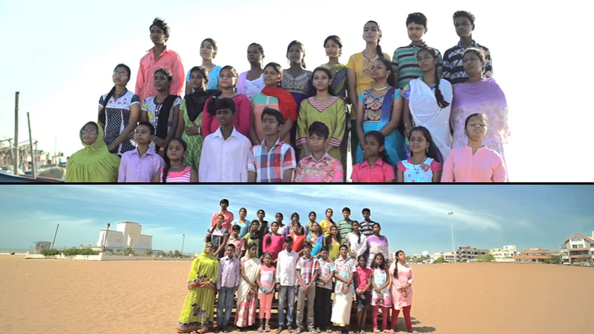 Underprivileged Kids Choir in Chennai Sing Rahman-Jackson Medley