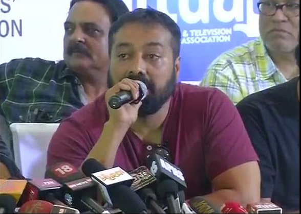 Anurag Kashyap at the press conference (Photo courtesy: Twitter)