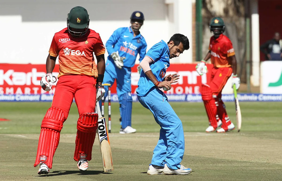 Bumrah celebrates a wicket. (Photo: <b>The Quint</b>)