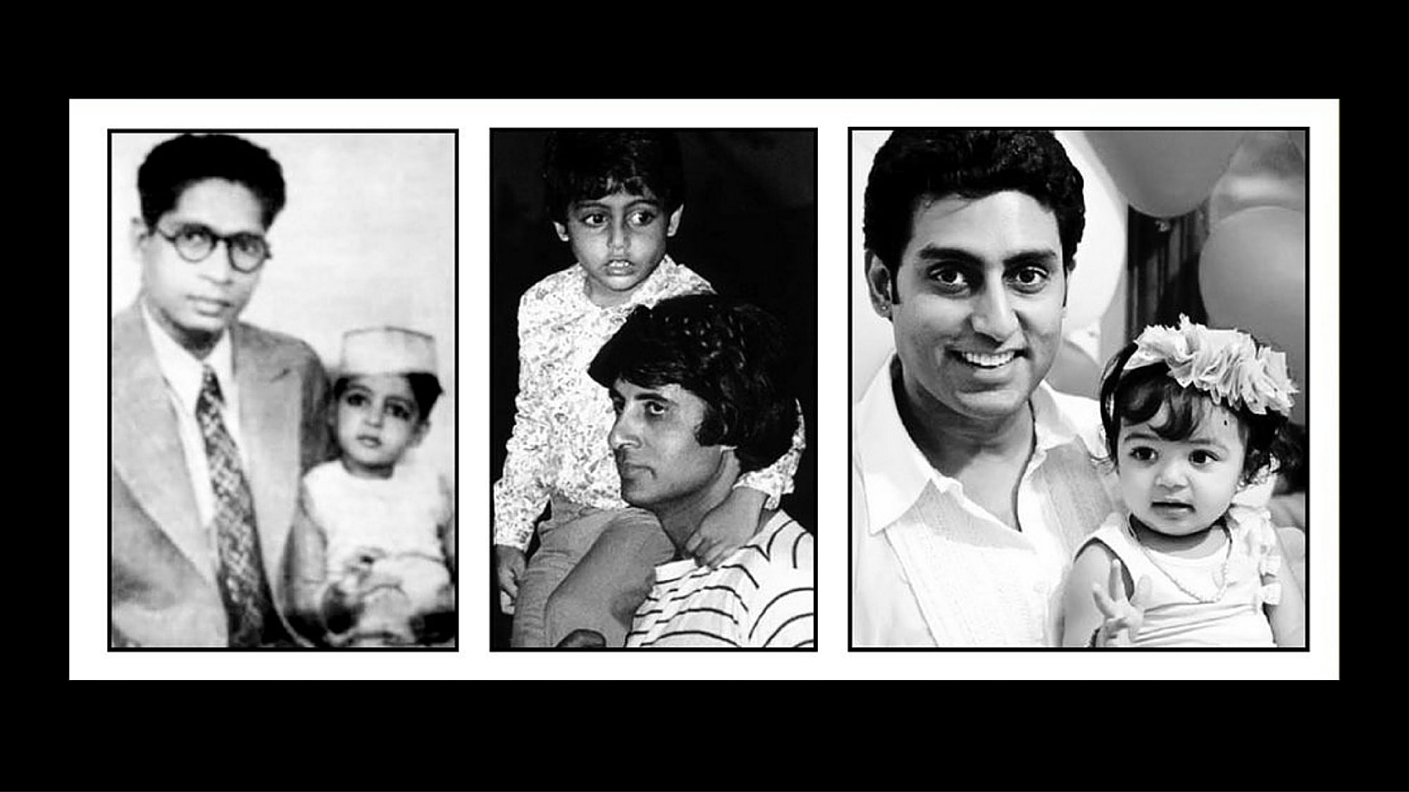 Three generations. (Photo: <a href="https://twitter.com/SrBachchan">@SrBachchan</a>)