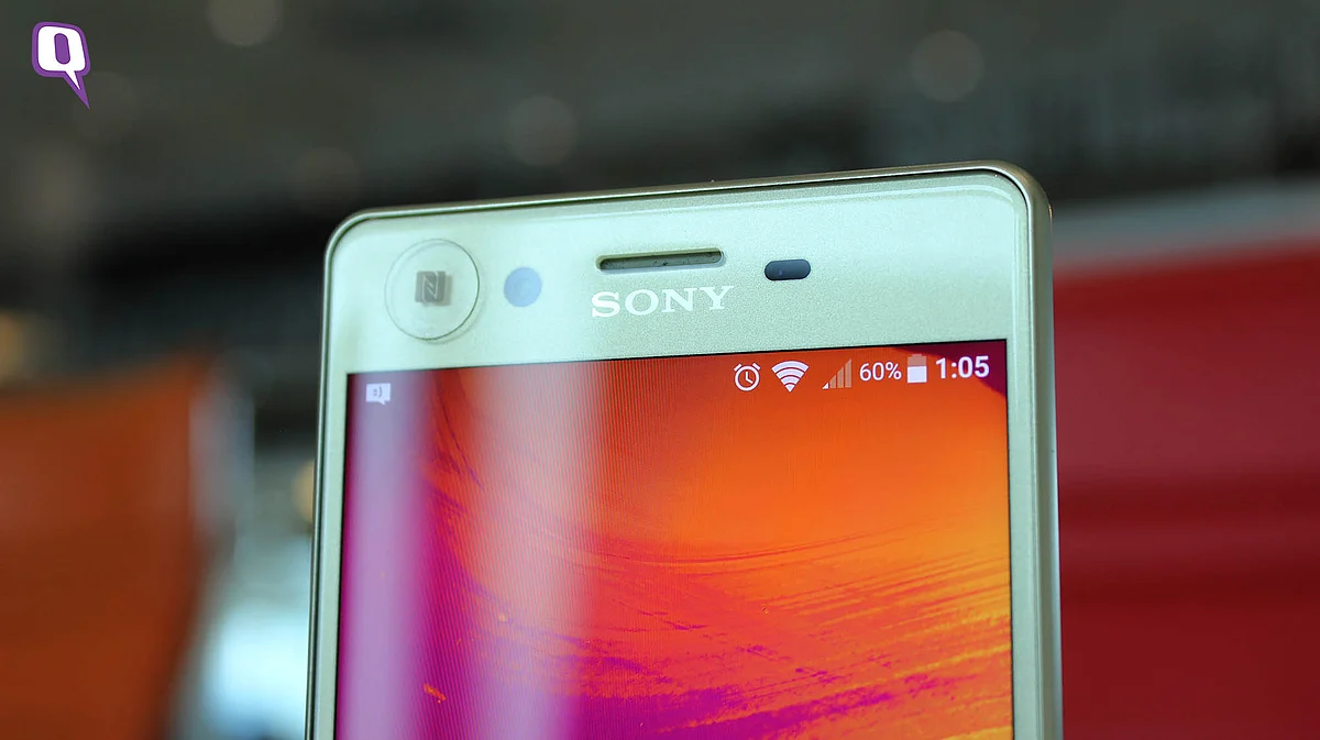 Sony Xperia X’s front camera. (Photo: <b>The Quint</b>)