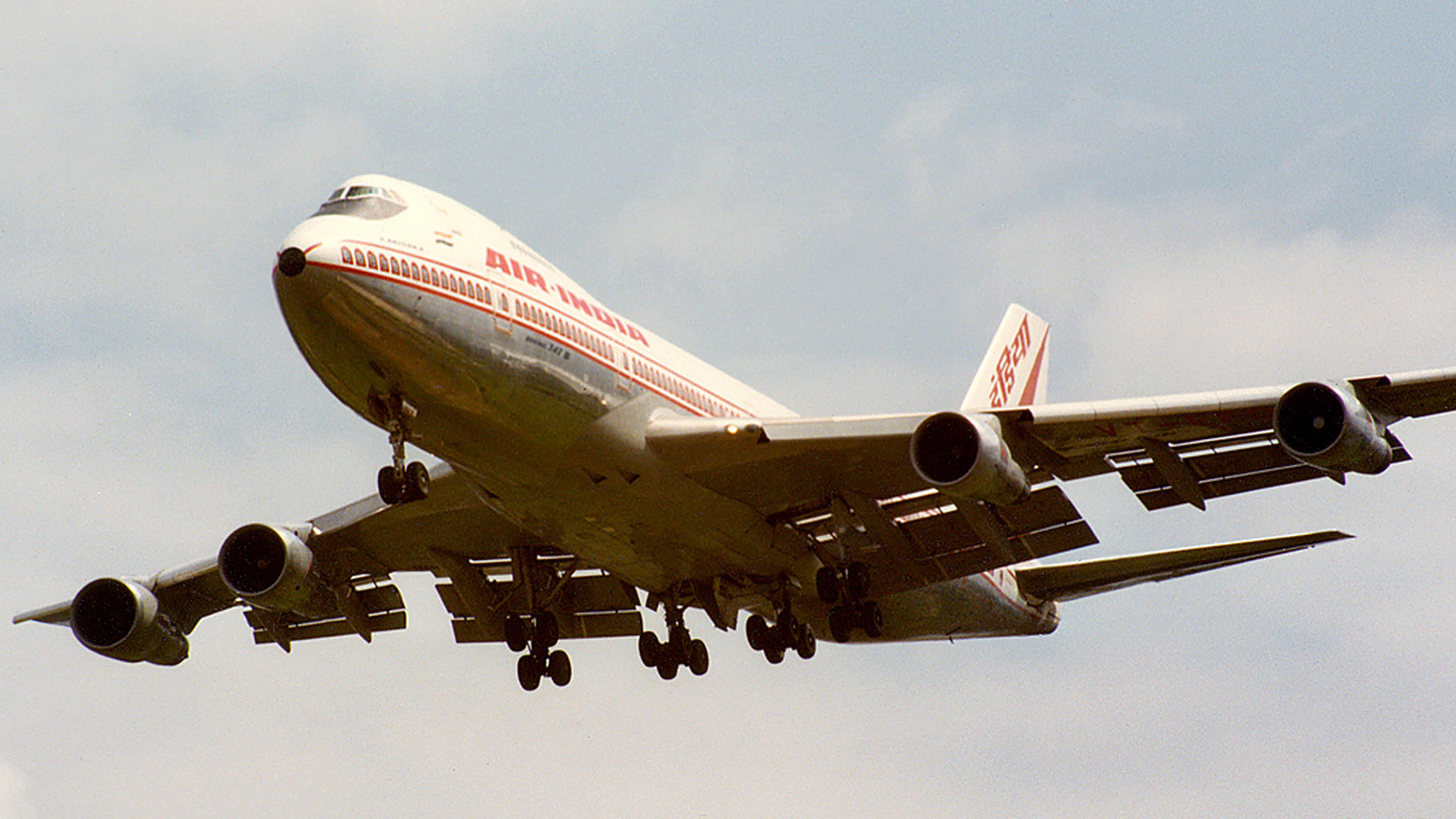 The Air India Kanishka landing at London’s Heathrow Airport two weeks before its destruction.