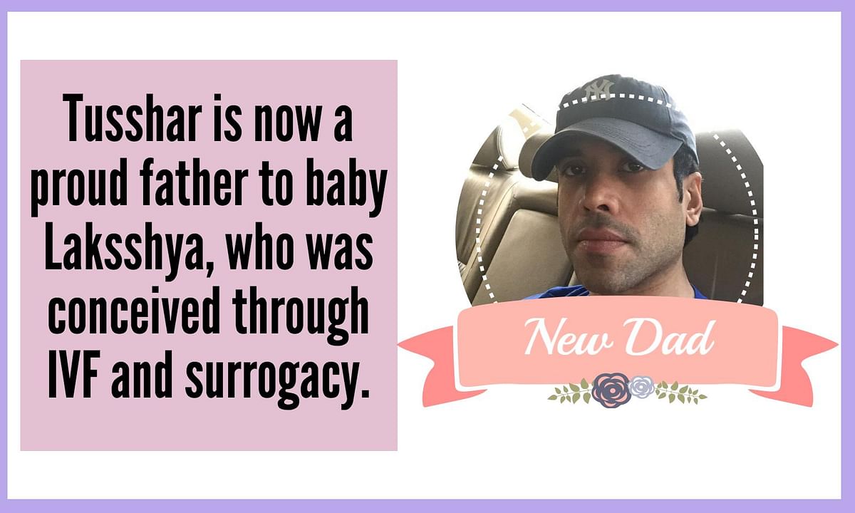 Tusshar went to the US to shop for his newborn in March