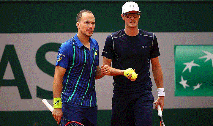 Andy Murrays’ brother Jamie Murray with his his doubles partner, Brazilian Bruno Soares. (Photo Courtesy: <a href="https://www.facebook.com/BrunoSoaresOficial/photos/a.518927614786712.127036.516133911732749/1255601651119301/?type=3&theater">Facebook/Bruno Soares</a>)
