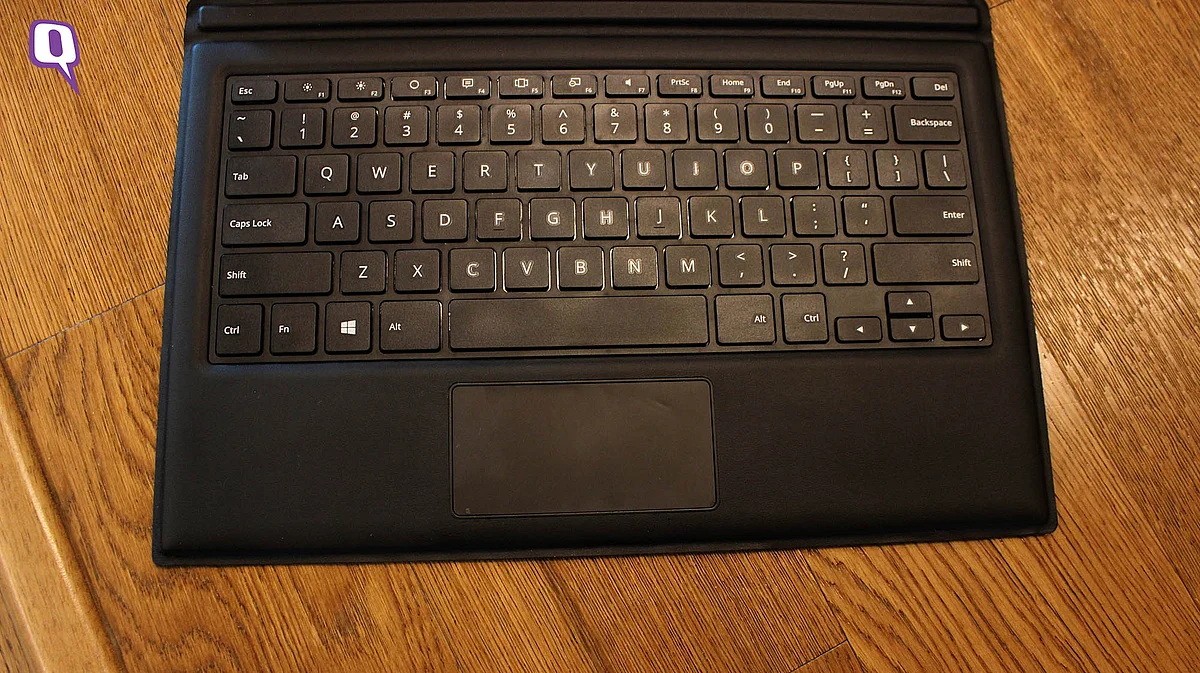 Bundled keyboard dock with the t.book. (Photo: <b>The Quint</b>)