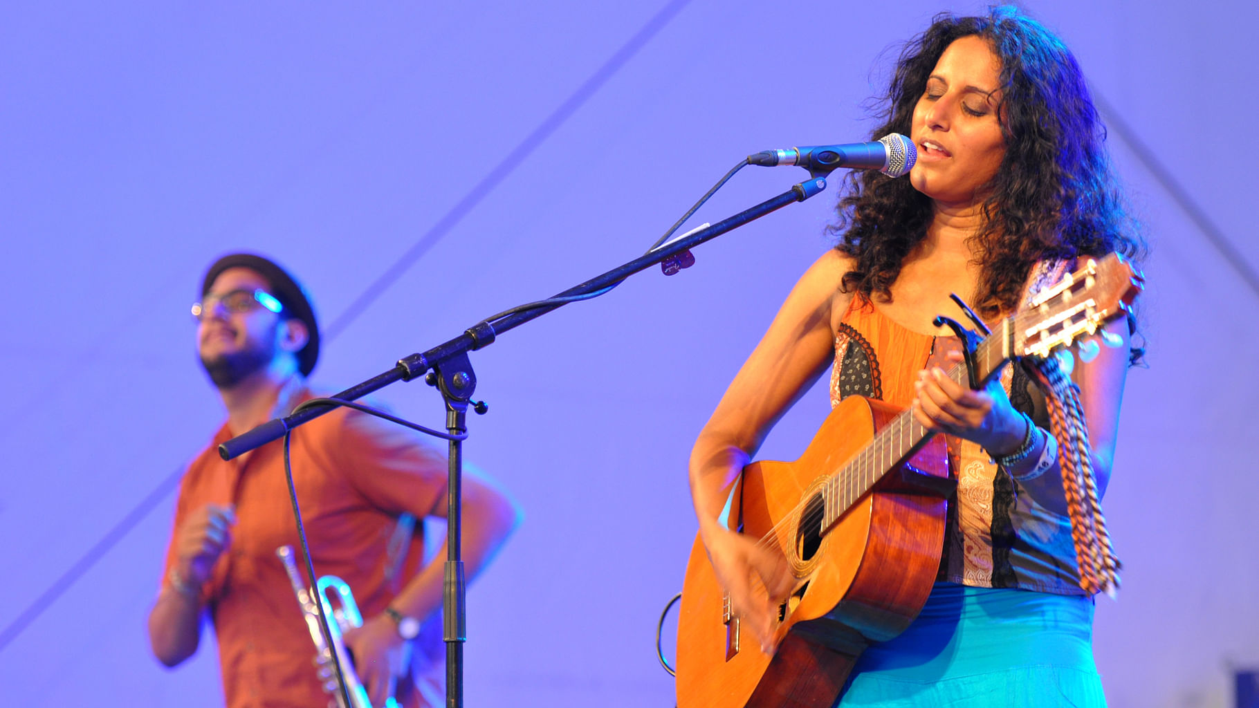 Rupa and the April Fishes is a global alternative group based in San Francisco, California fronted by composer, singer and guitarist Rupa Marya. (Photo Courtesy: Wikipedia)