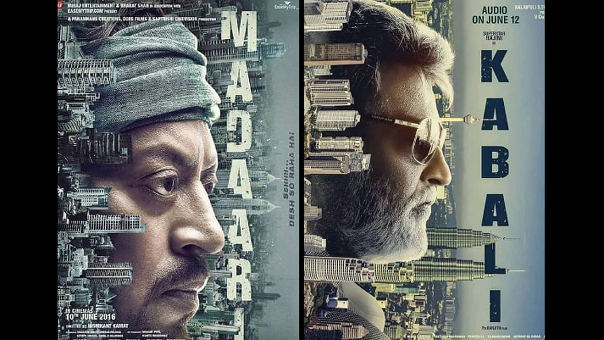 Did Rajinikanth really copy the poster of Irrfan Khan’s ‘Madaari’?
