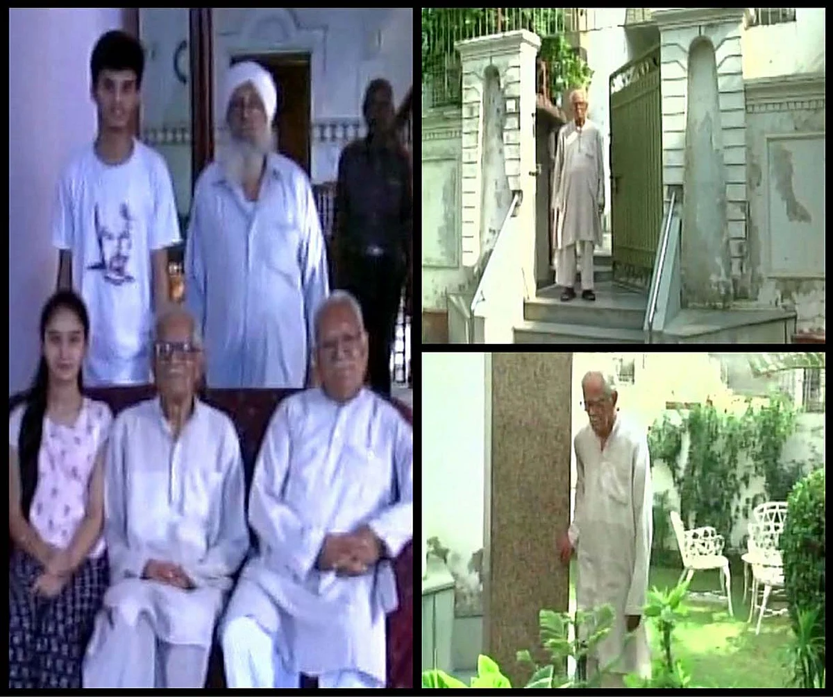 Krishna Khanna (91) at his ancestral home in Pakistan on Saturday, 25 June 2016. (Photo Courtesy: ANI)