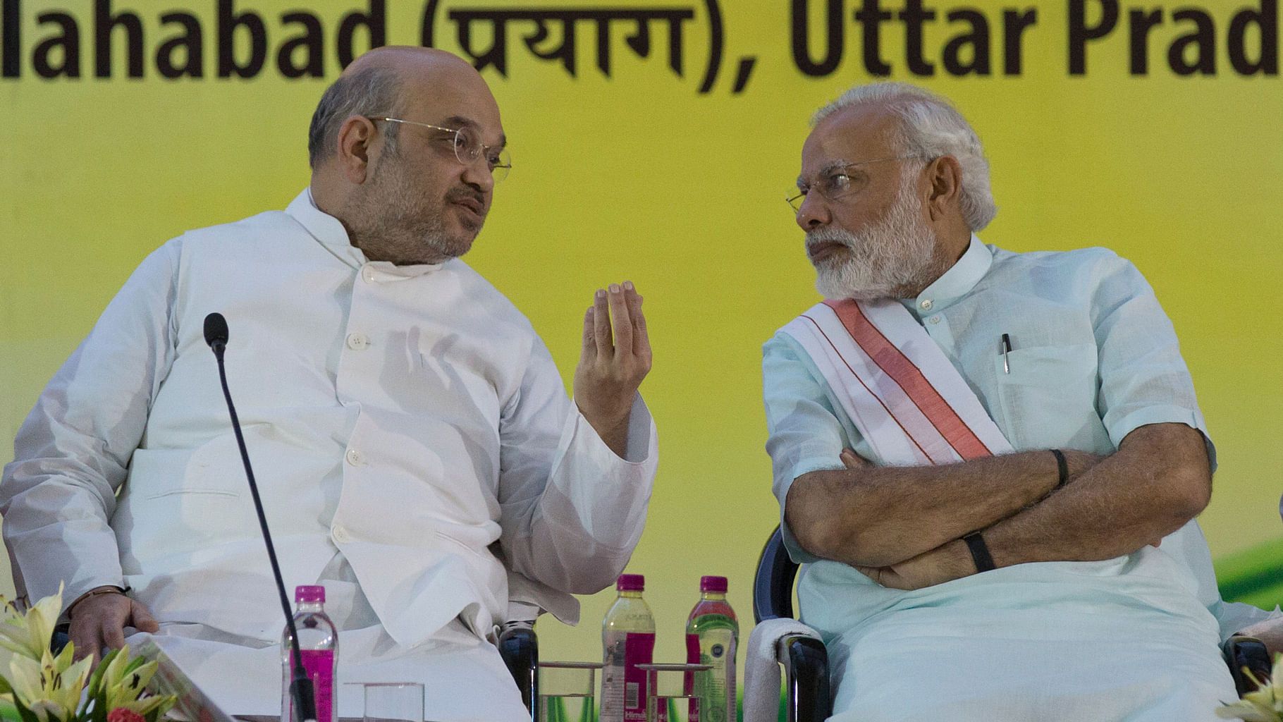Amit Shah and Narendra Modi. (Photo: AP)