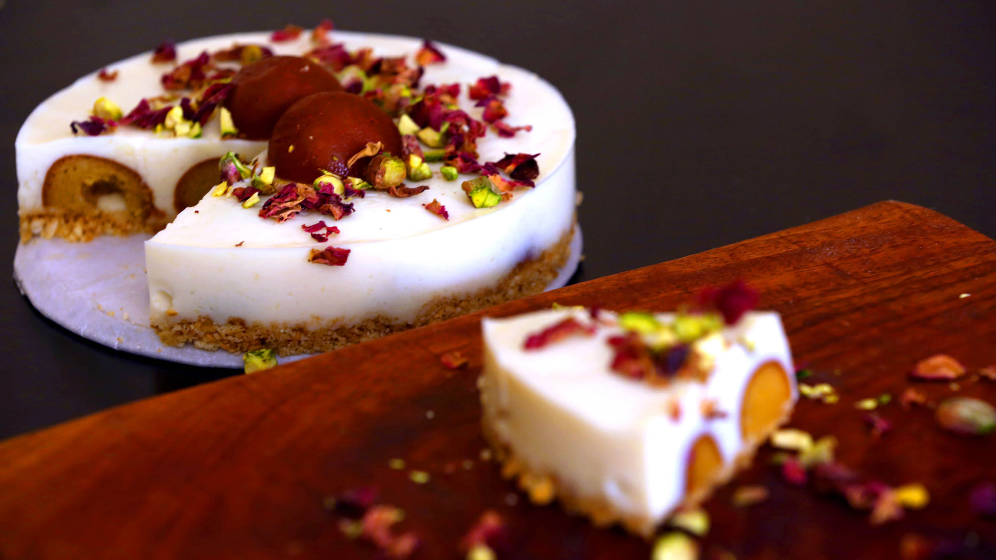 The perfect fusion dessert - Gulab Jamun Cheesecake (Photo: The Quint)