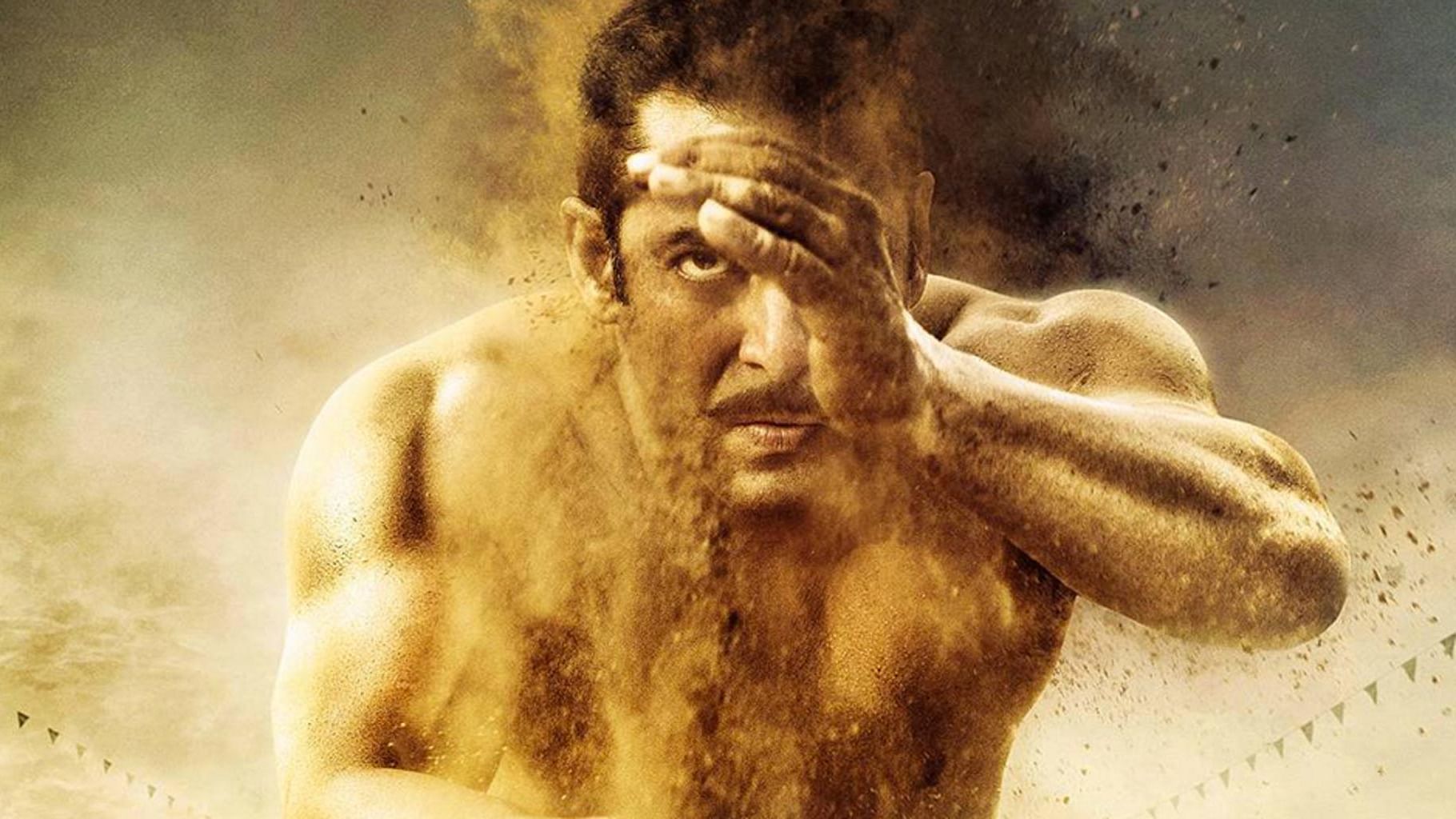 Salman Khan in the official poster of <i>Sultan.</i>