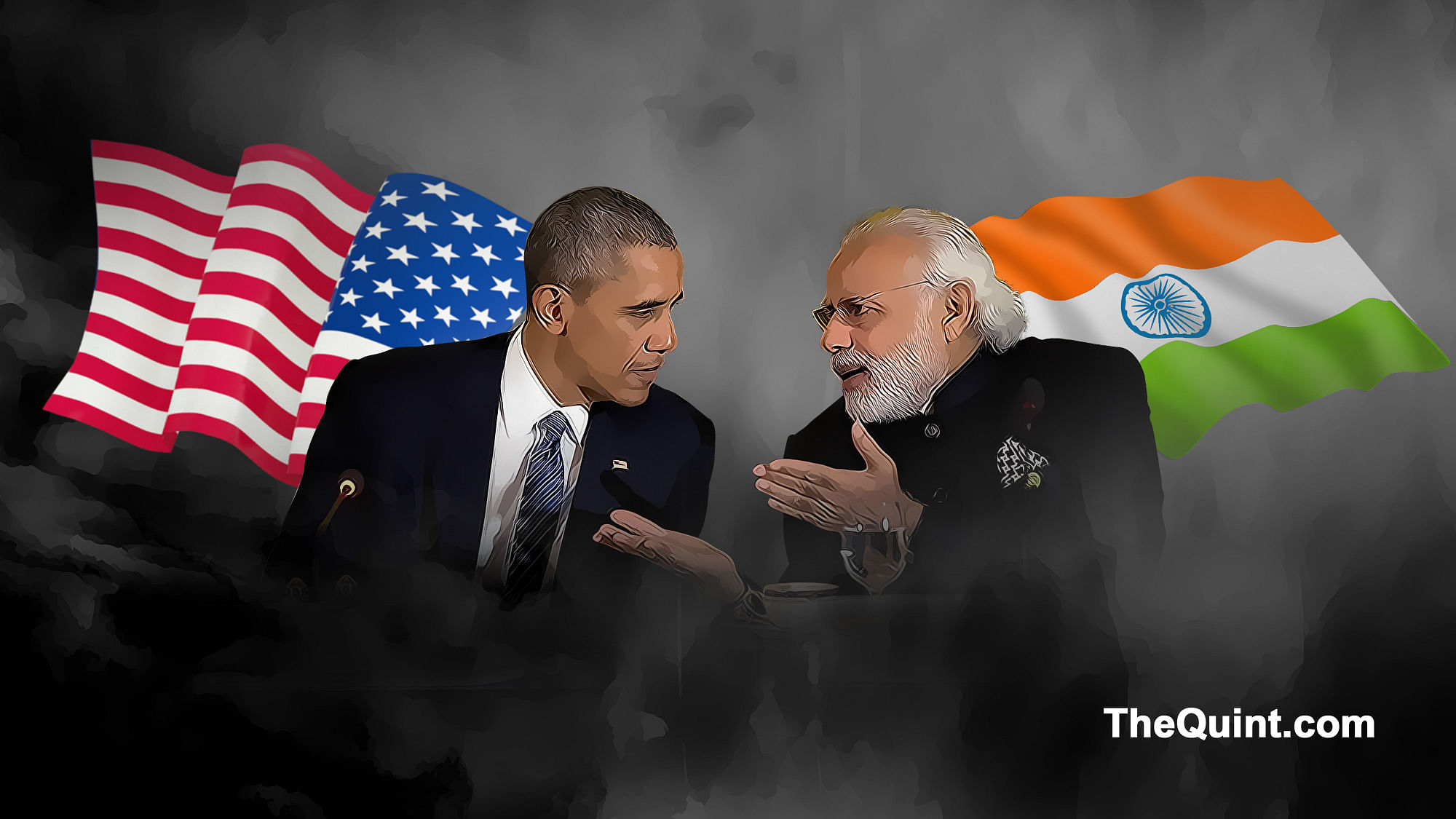 What explains Modi’s visit to the US, just as the Obama administration prepares to bid farewell? (Photo: AP/ Altered by <b>The Quint</b>)