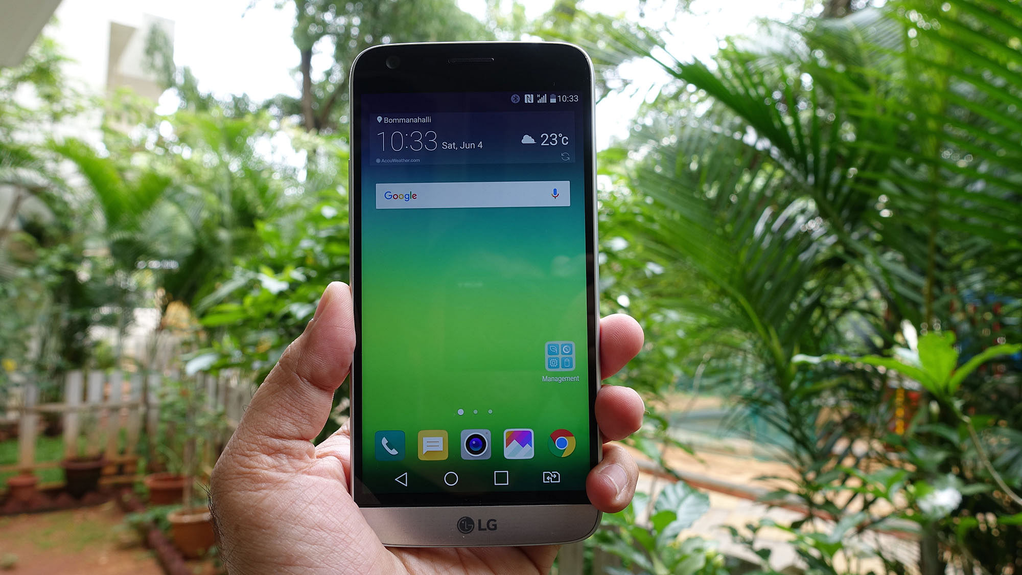 LG G5 smartphone. (Photo: <b>The Quint</b>/@2shar)
