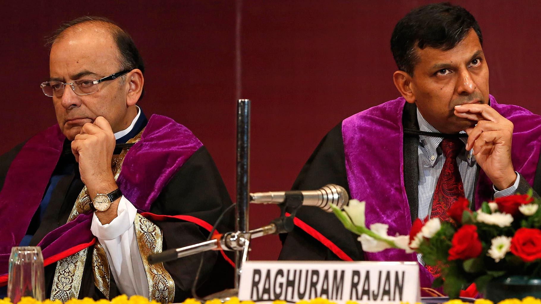 Finance Minister Arun Jaitley and RBI Governor Raghuram Rajan. (Photo: Reuters)