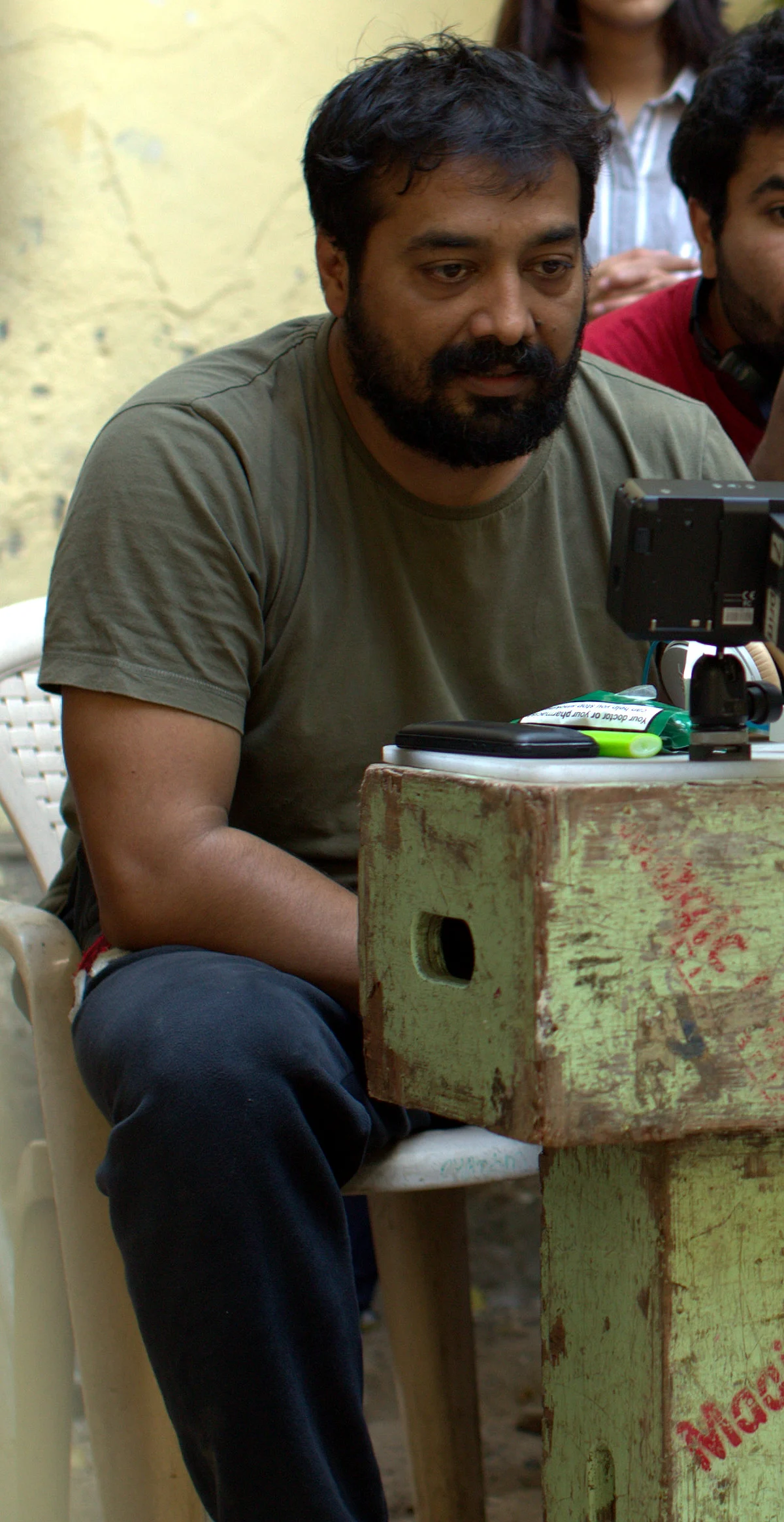 Anurag Kashyap on the sets of <i>Raman Raghav 2.0</i>