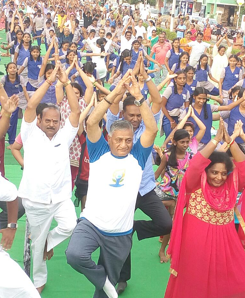 VK Singh in Chennai. (Photo: ANI)