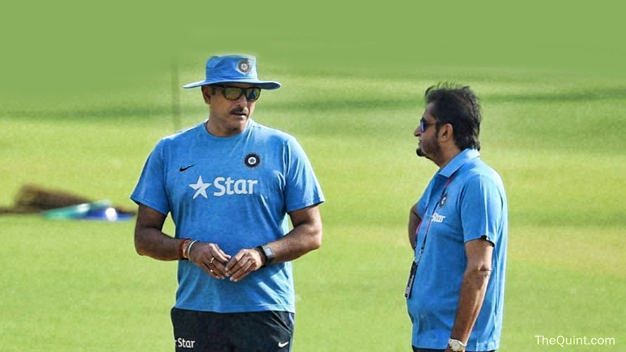Ravi Shastri and Sandeep Patil are now fast becoming the two front-runners for India’s coach’s job. (Photo: PTI)