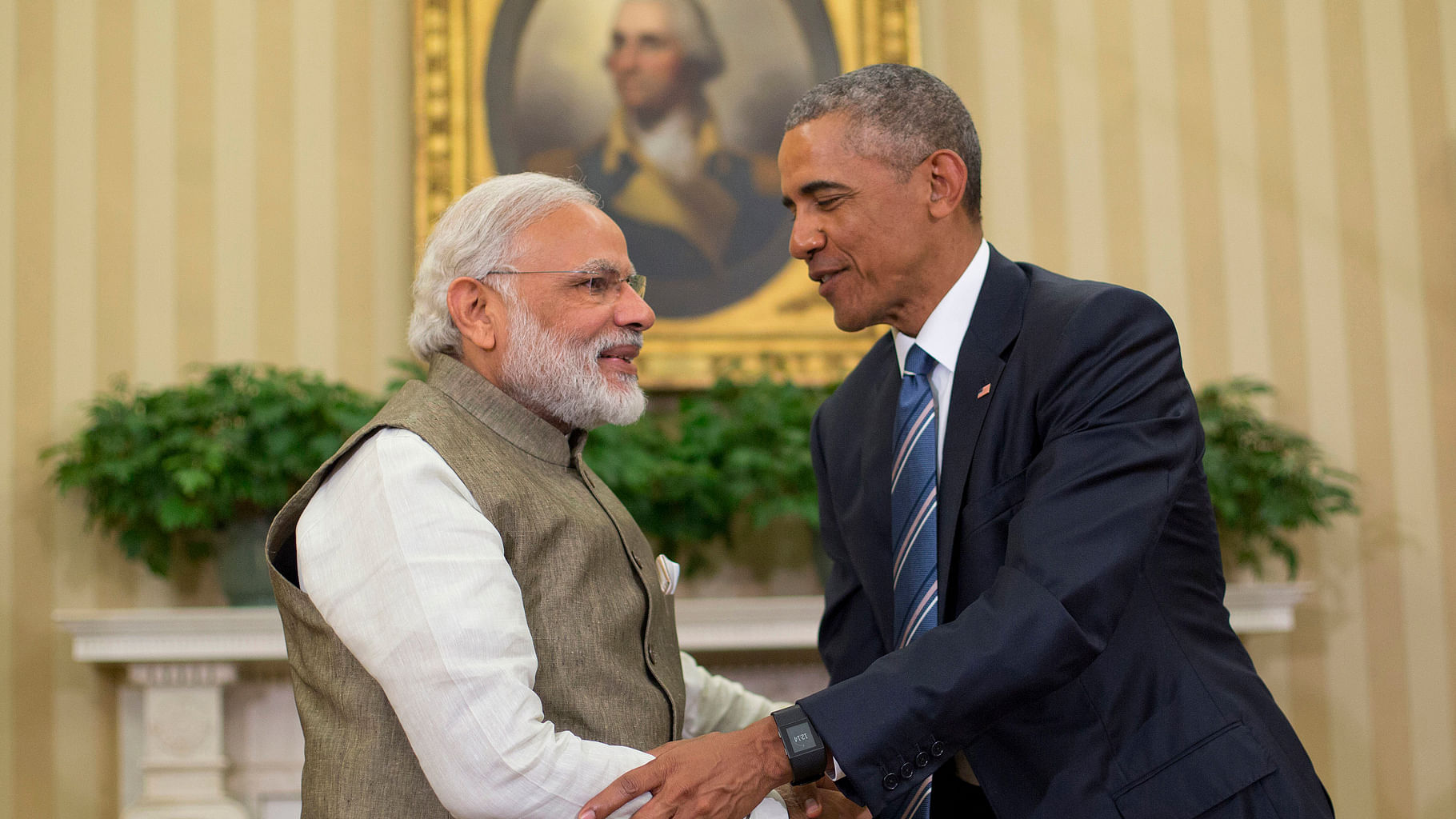 Prime Minister Narendra Modi with US President Barack Obama. (Photo: AP)