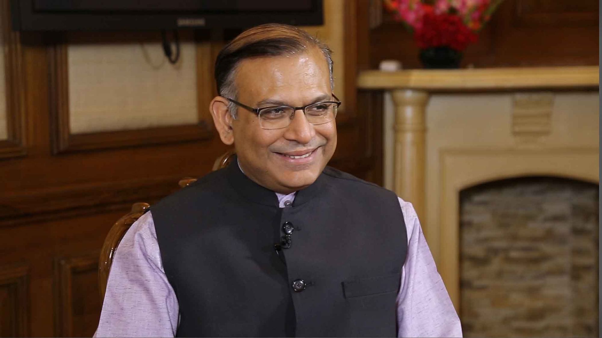 MoS Finance Jayant Sinha in an exclusive interview with The Quint.