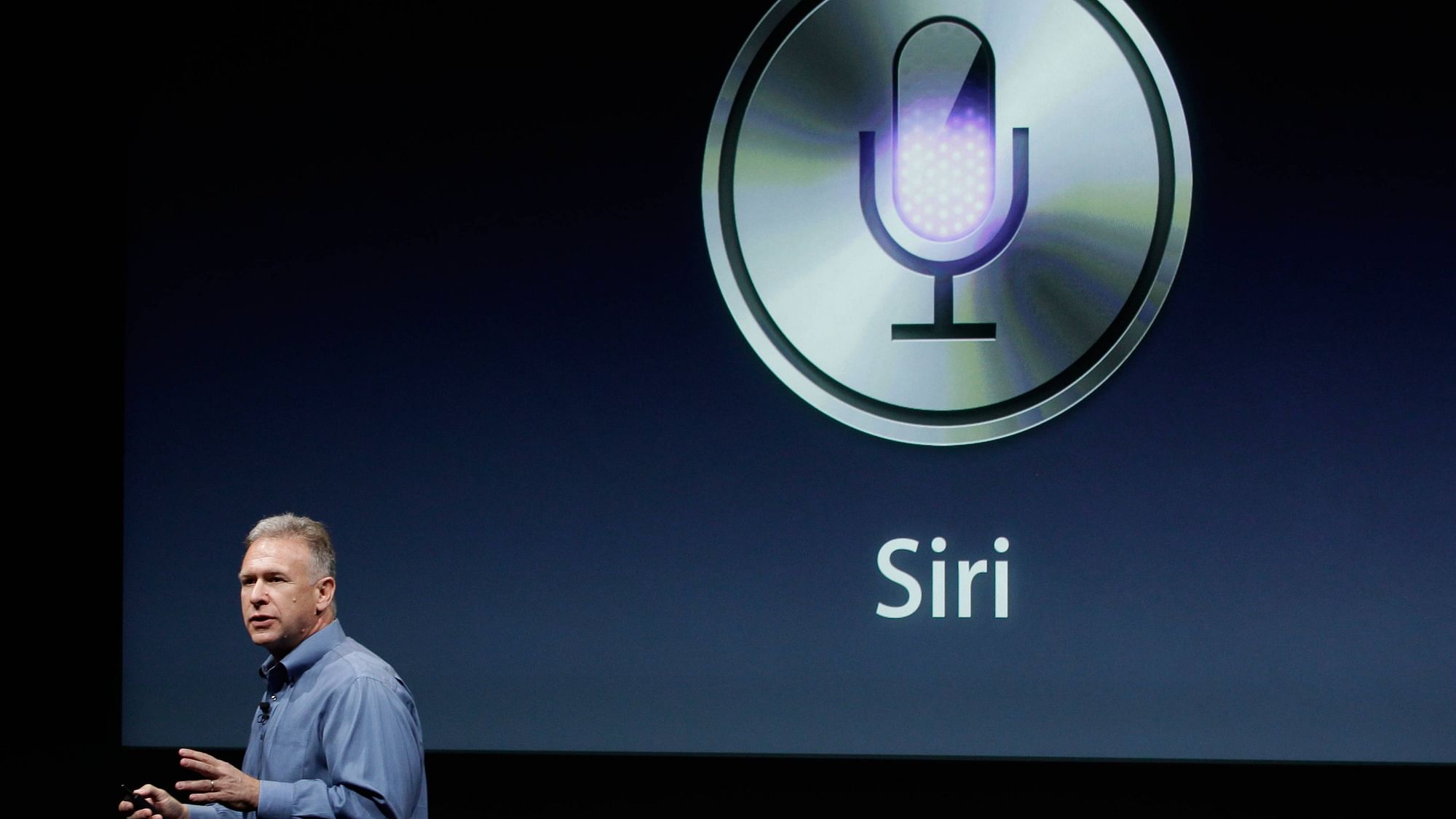 Apple’s Phil Schiller talks about Siri.&nbsp;