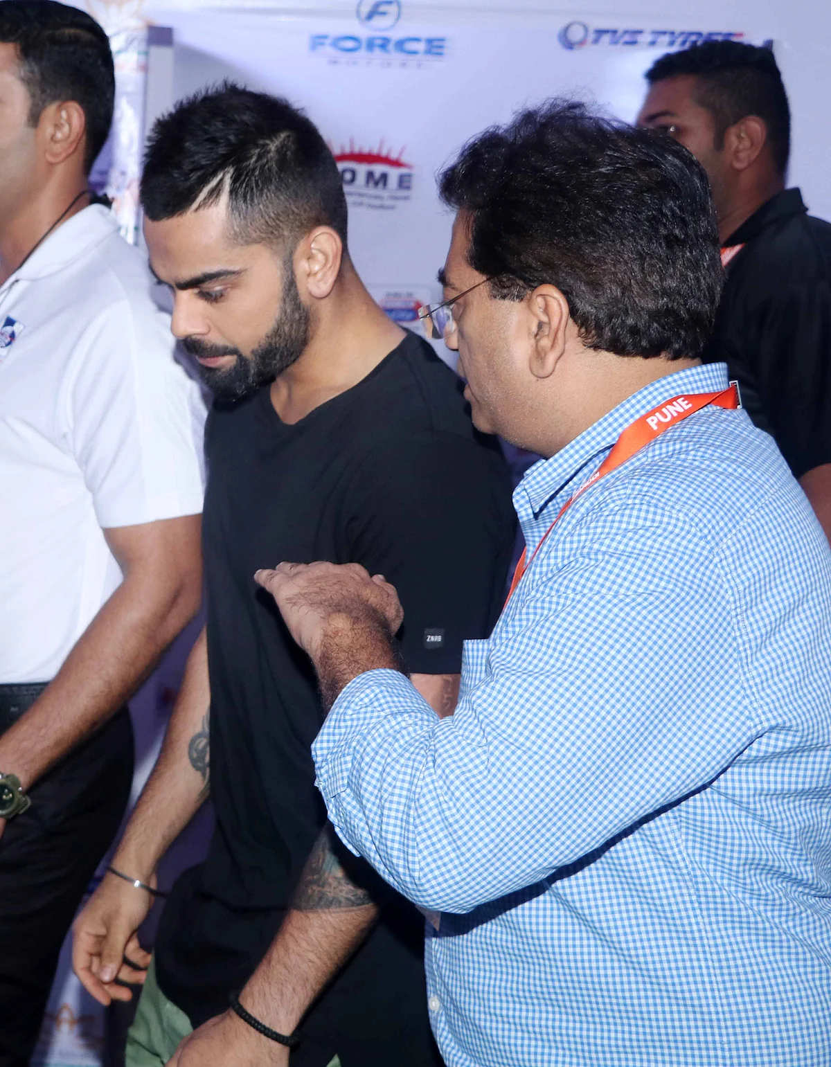 Virat Kohli attends the Pro Kabaddi League. (Photo: Yogen Shah)