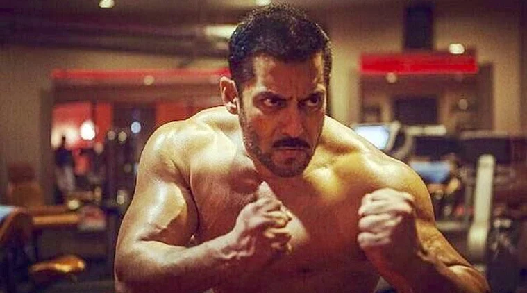 Salman Khan in a scene from <i>Sultan</i>