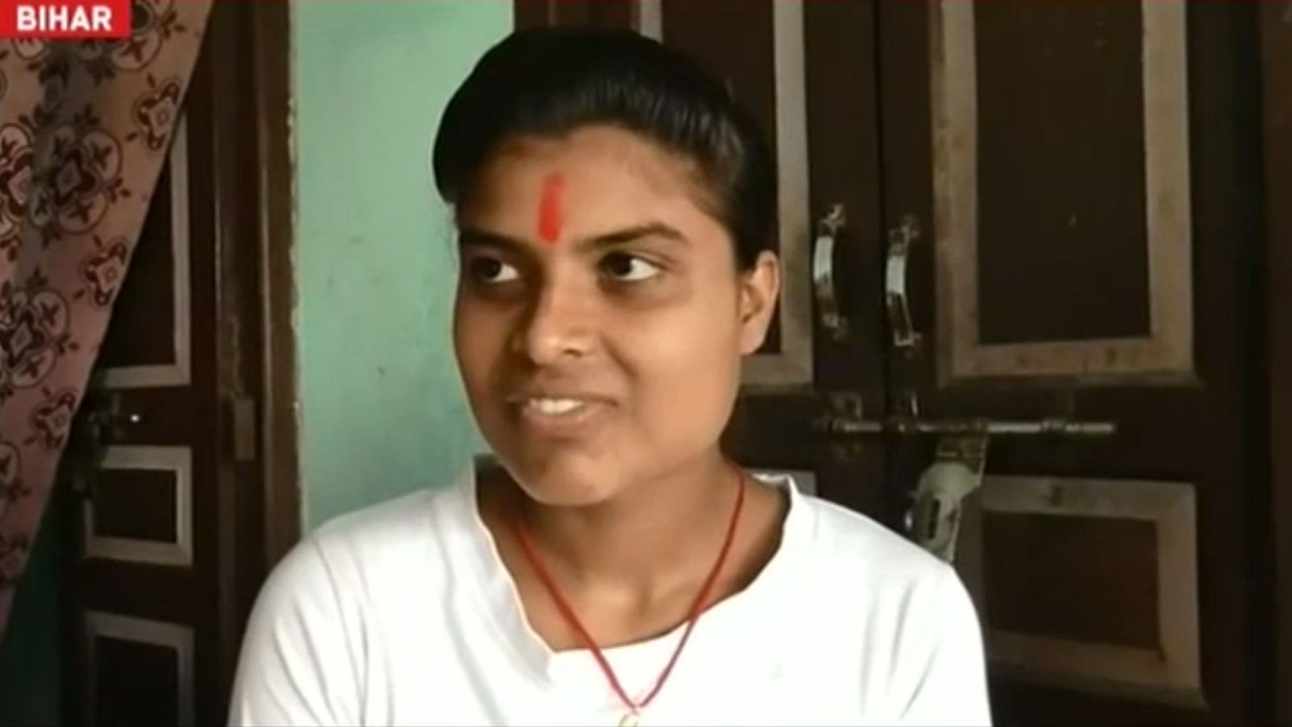 Ruby Rai was the arts topper in the Bihar boards this year. (Photo Courtesy: Twitter/@IndiaToday)