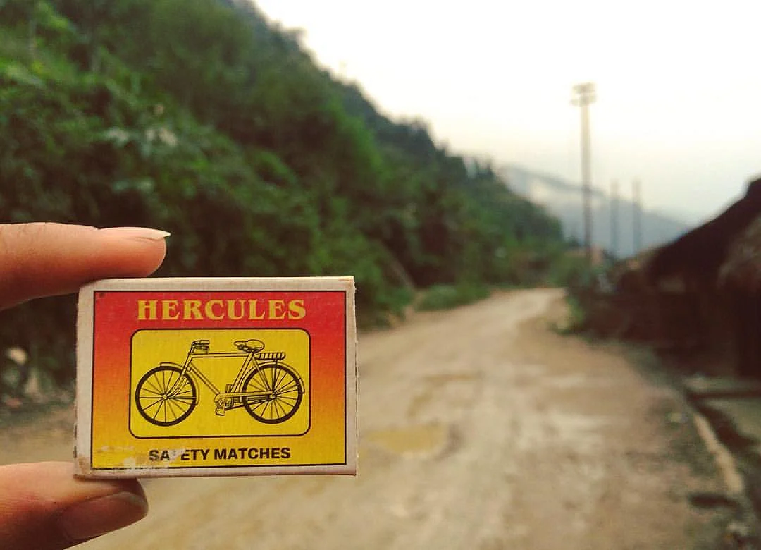 A matchbox with the unusual name, Hercules safety matches. (Photo Courtesy: <a href="https://www.facebook.com/matchboxmemory/info/?entry_point=page_nav_about_item&tab=page_info">Matchbox Memory)</a>