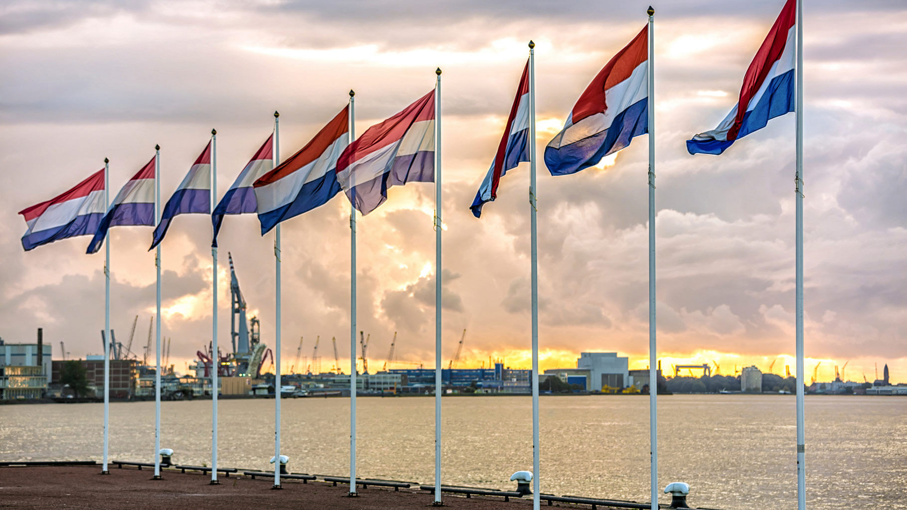 The Dutch flag. (Photo: iStock)