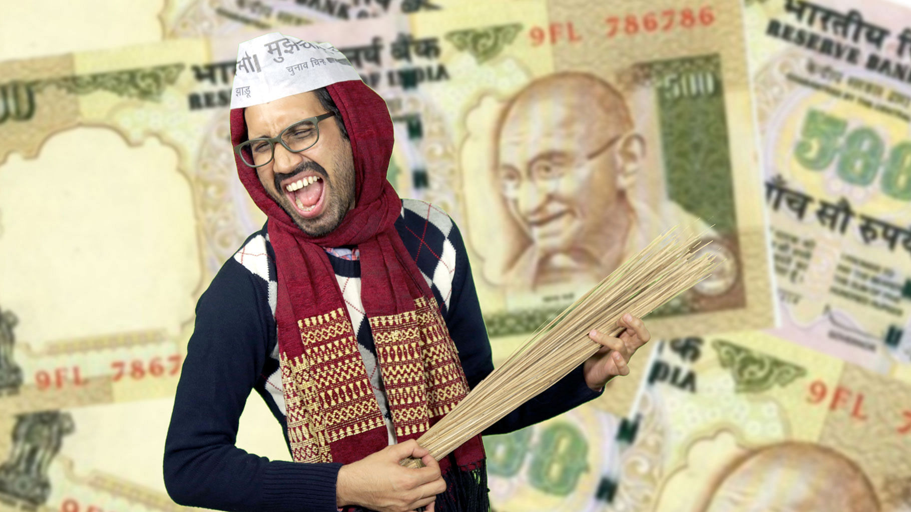 MufflerMan after spending Rs 200 crore on a PR exercise (Photo: The Quint)