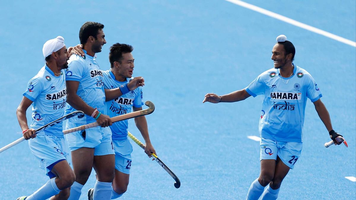 Indian men’s hockey team came from a goal down to settle for a 2-2 draw against Germany on Sunday.