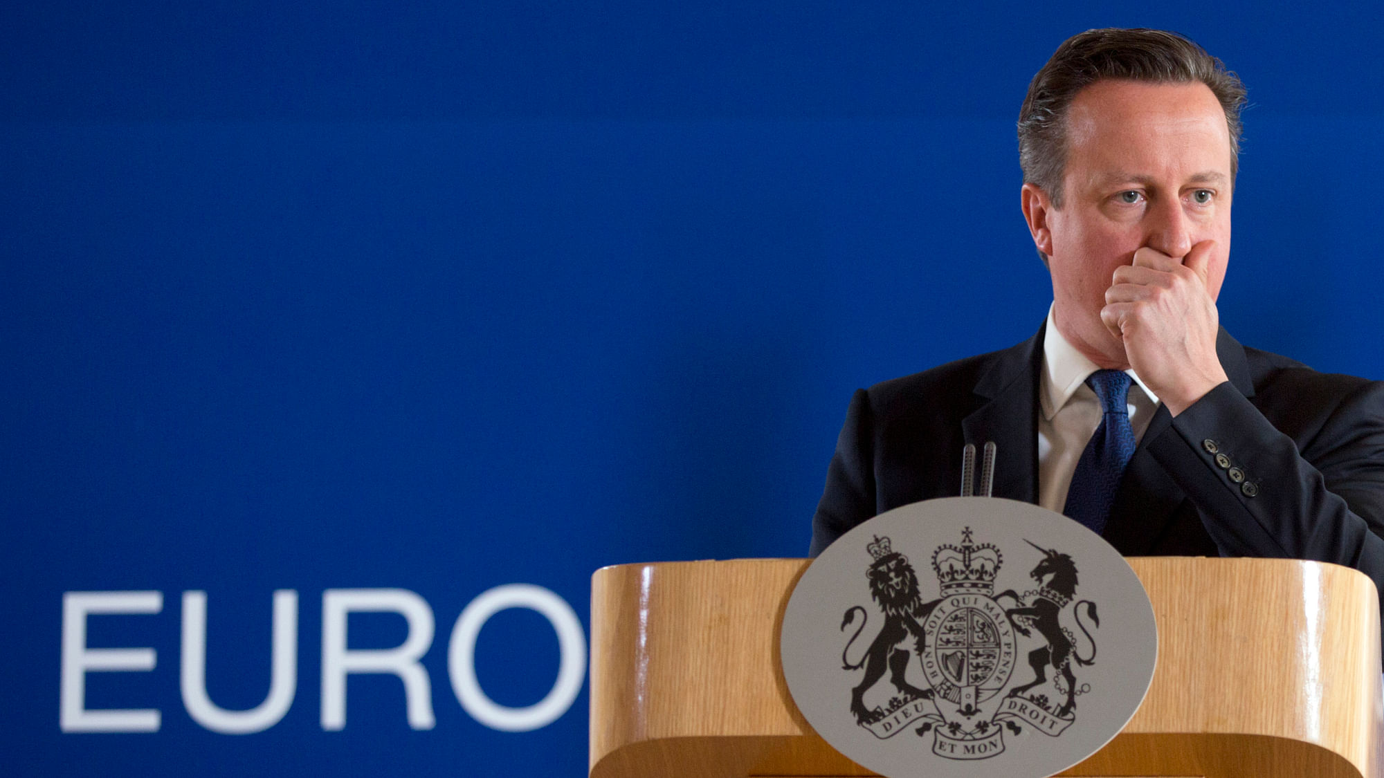 File photo of David Cameron at an EU summit. (Photo: AP)