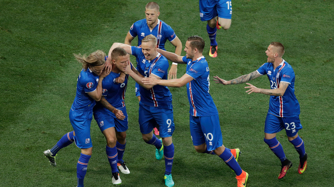 Euro quarter-finalists Iceland want a fairytale ending to their run, like Premier League winners Leicester City.