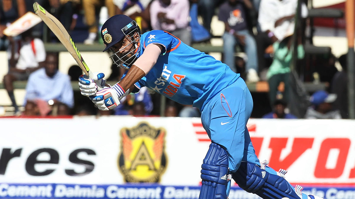 India thrashed Zimbabwe by ten wickets in the second T20 in Harare on Monday.