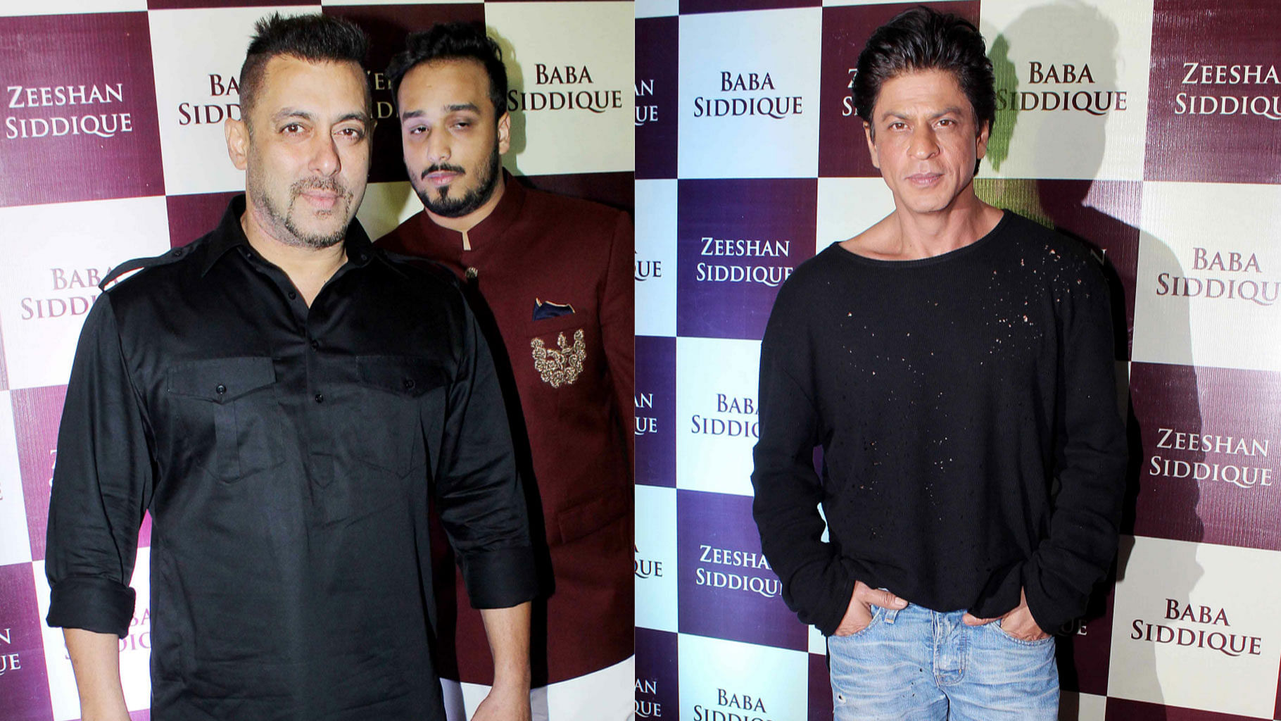 Salman and Shah Rukh Khan wear black for Baba Siddique’s <i>iftar</i> party (Photo: Yogen Shah)