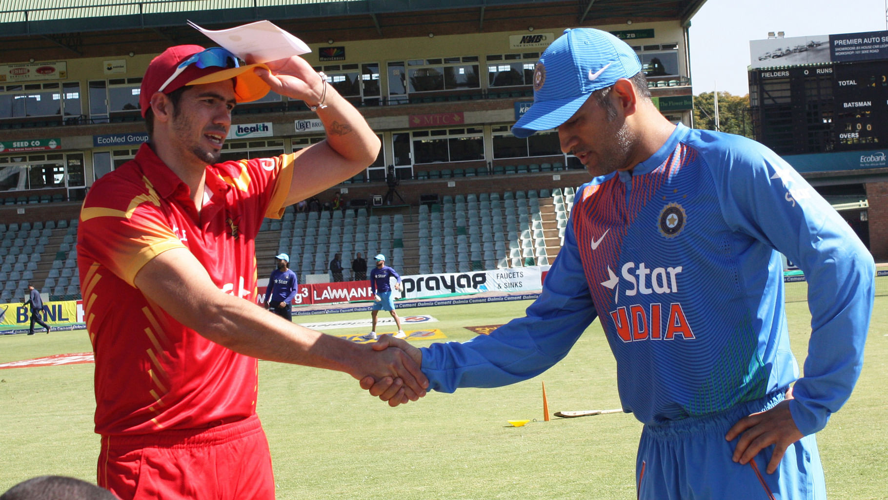 The three-match series being held in Zimbabwe are levelled at 1-1 after the match in Harare on Monday (Photo: AP)