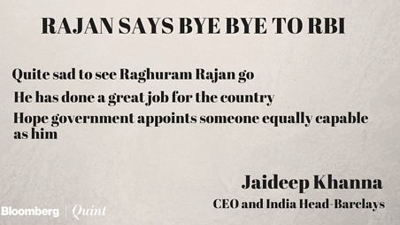 Here’s how the industry and banking world’s top honchos responded to Raghuram Rajan announcing his exit.