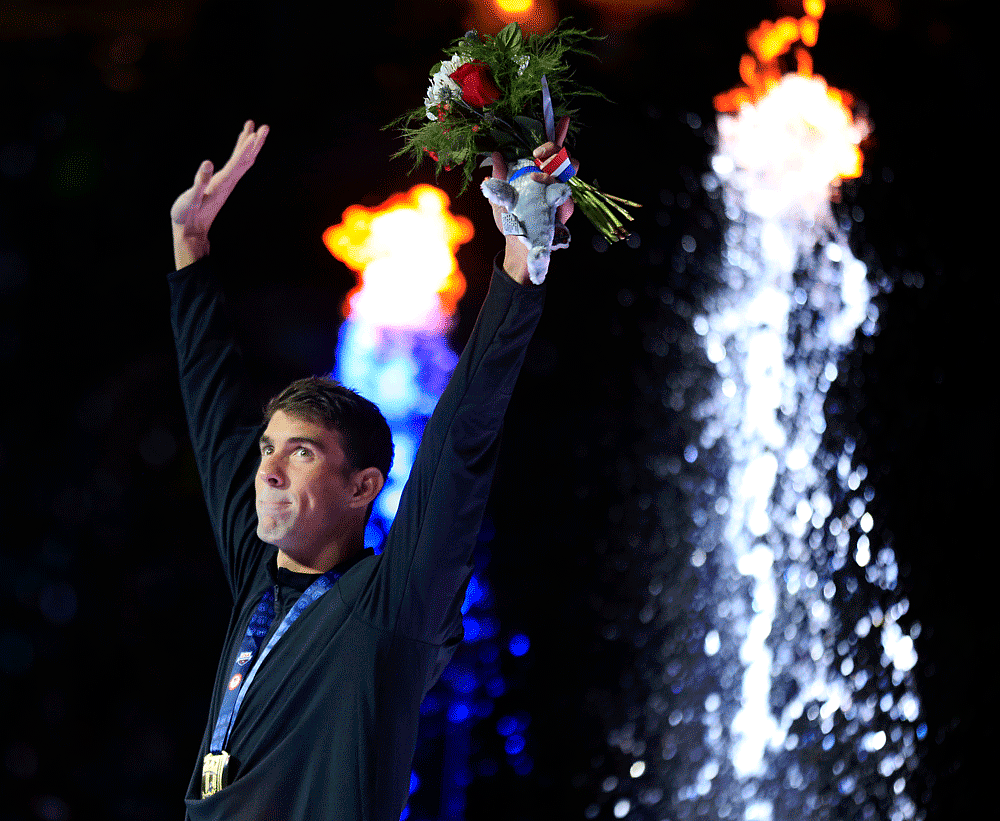 At the London Olympics in 2012 Phelps won four gold and overall six medals. (Photo: AP)