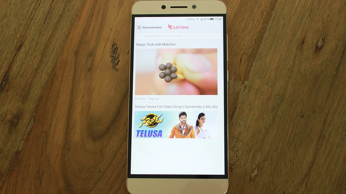 LeEco Le 2 gets a host of content options. (Photo: <b>The Quint</b>)