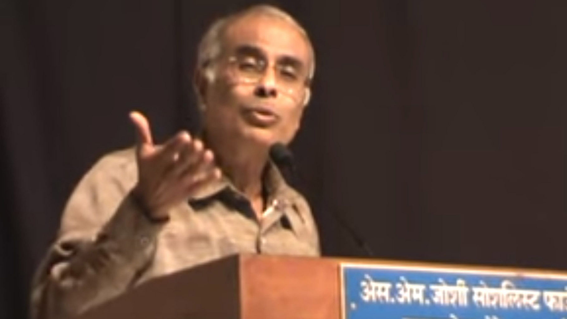  Dr Narendra Dabholkar was shot dead on 20 August 2013 in Pune. (Photo Courtesy: Youtube Screengrab)