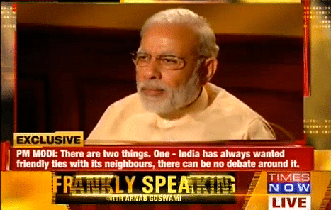 In an interview with Arnab Goswami, Modi supported Raghuram Rajan, appreciating his work for the country.
