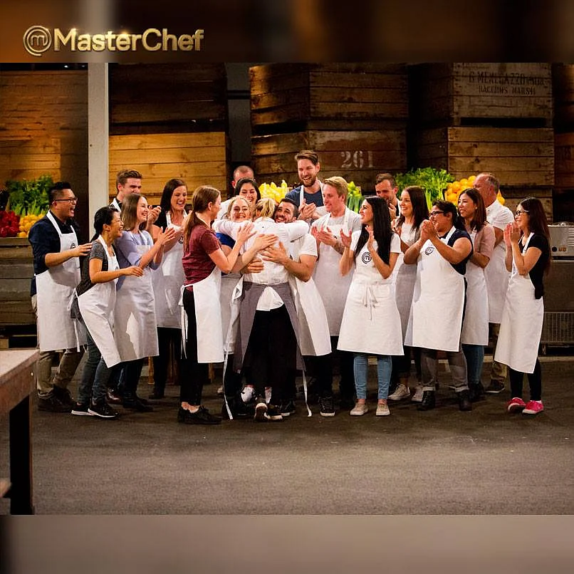 There are men and women constantly slapping each other on the backs and coming in for group hugs. (Photo Courtesy: <a href="https://www.facebook.com/MasterChefAU/photos">Facebook/MasterChef Australia</a>)