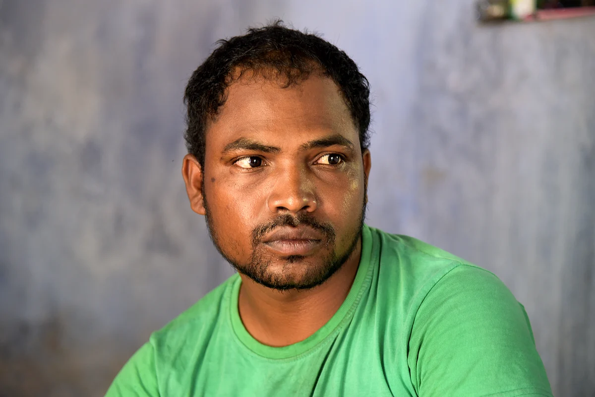 Bodhon Kisku, Sonoram’s brother. (Photo: Tanmoy Bhaduri)