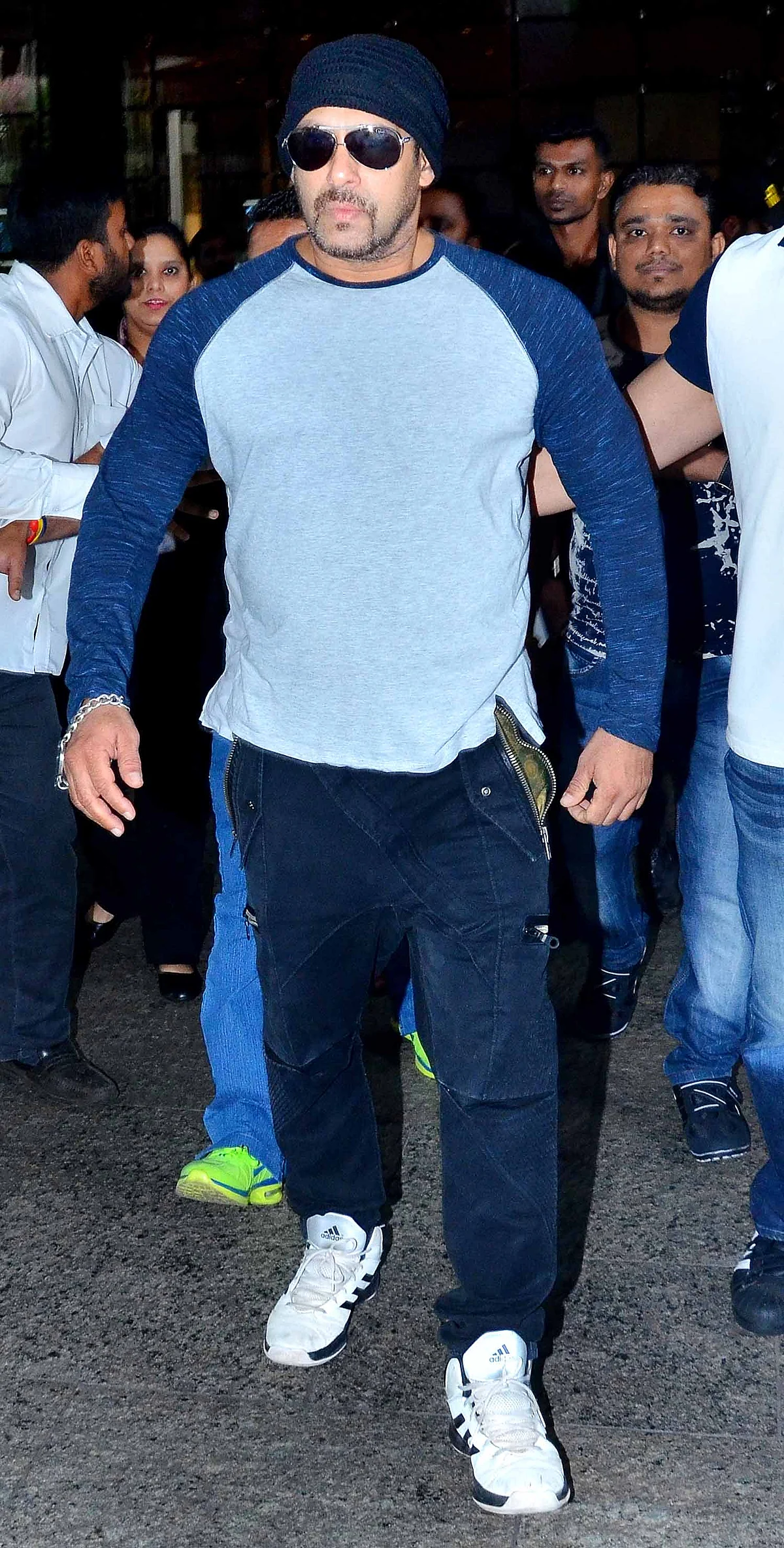 Salman Khan spotted at Mumbai International airport. (Photo: Yogen Shah)
