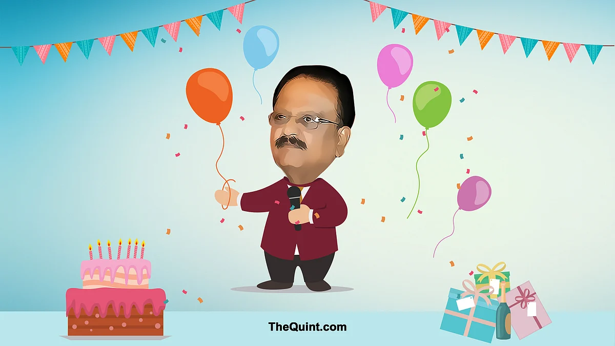 SP is a legend who has sung about 40000 songs in almost every Indian language. (Photo: <b>The Quint</b>)