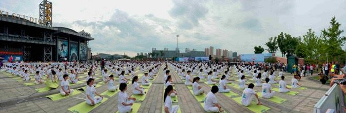 21 June is the International Yoga day for which preparations and celebrations are underway.